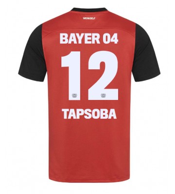 Bayer Leverkusen Edmond Tapsoba #12 Primera Equipación 2024-25 Manga Corta